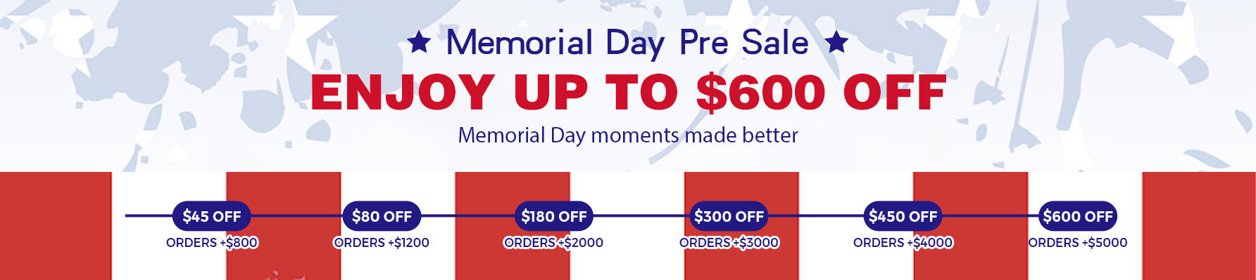 Memorial Day Pre Sale