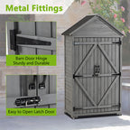 Garden Wood Tool Shed 5.8ft x 3ft - image 4