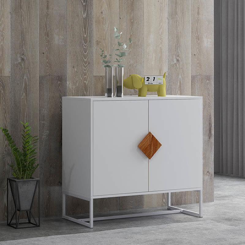 Wooden Sideboard Storage With Open-Doors