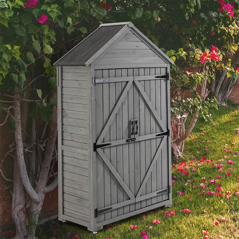 Garden Wood Tool Shed 5.8ft x 3ft