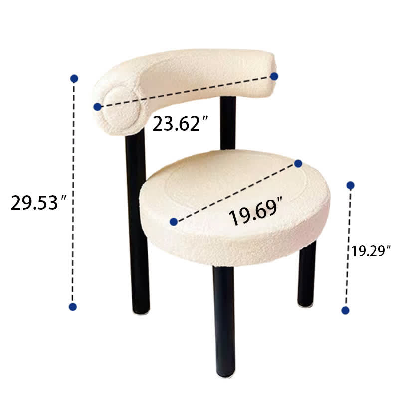 2x/4x Makeup Chairs Dresser Stools Velvet Seats