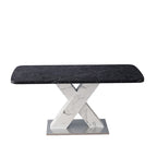 Rectangular Dining Table Stretchable Tabletop - image 3