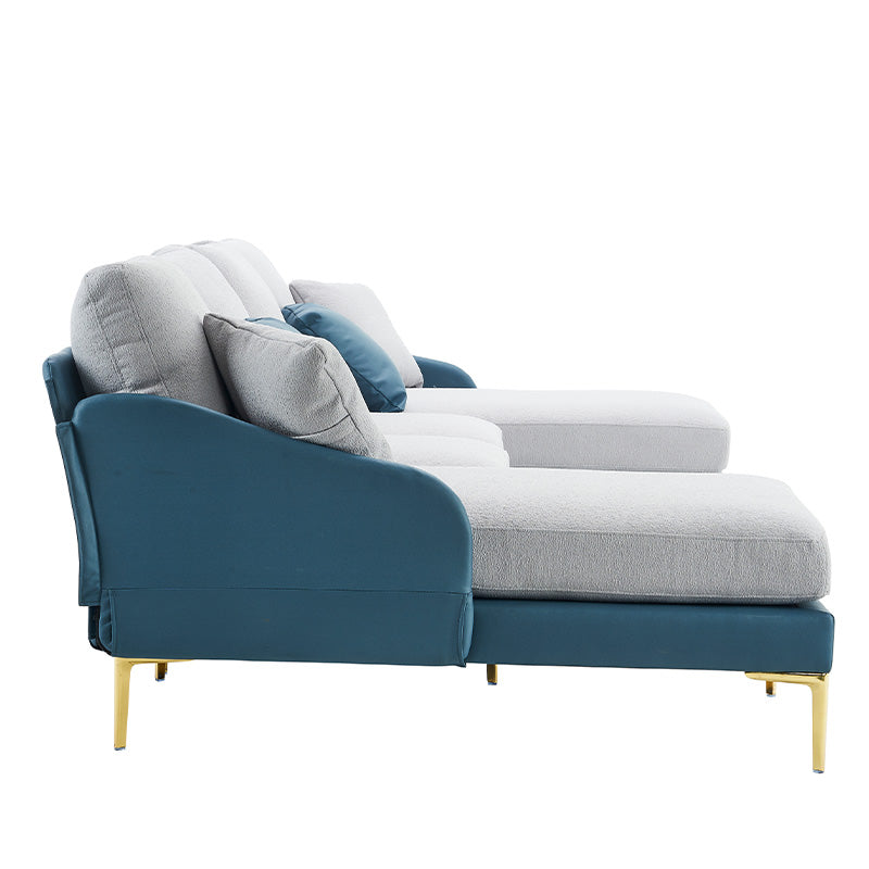 Upholstered Sectional Sofa Chaise Lounge Chair