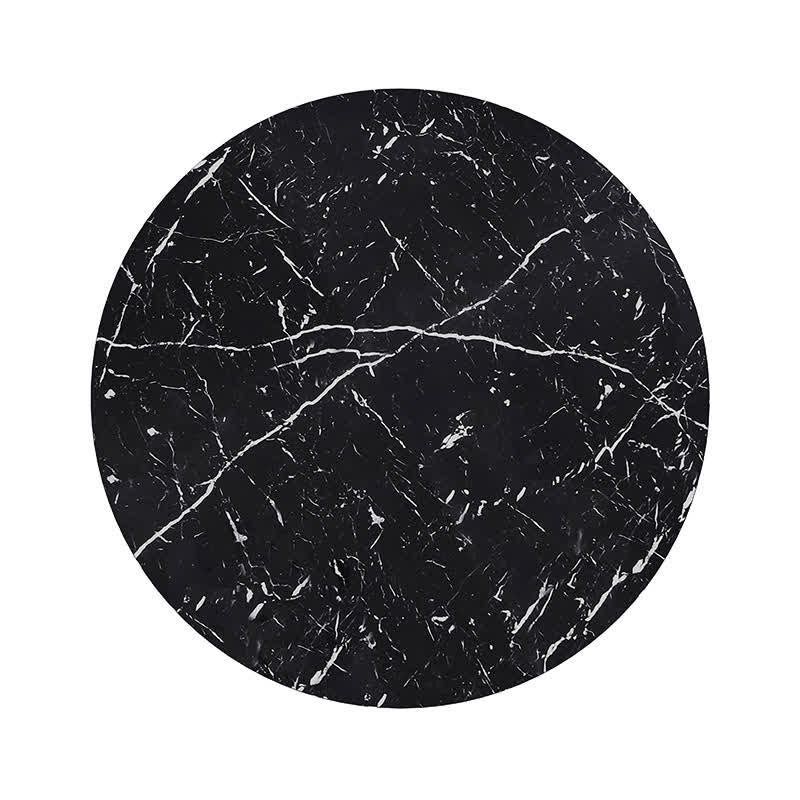 Round Dining Table Printed Marble DeskTop