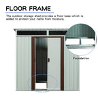 Outdoor Roomy Interior Storage Shed 6 x 5ft - image 6