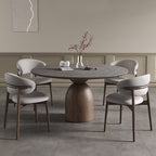 Soluna Built-in Lazy Susan Stone Dining Table - image 5