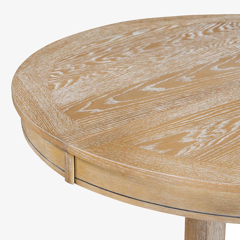Farmhouse Extendable Round Dining Table 42"-58" - image 8