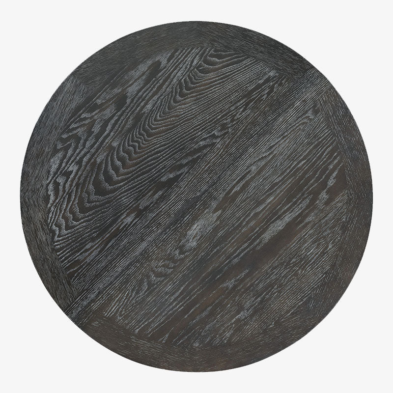 Farmhouse Extendable Round Dining Table 42"-58"