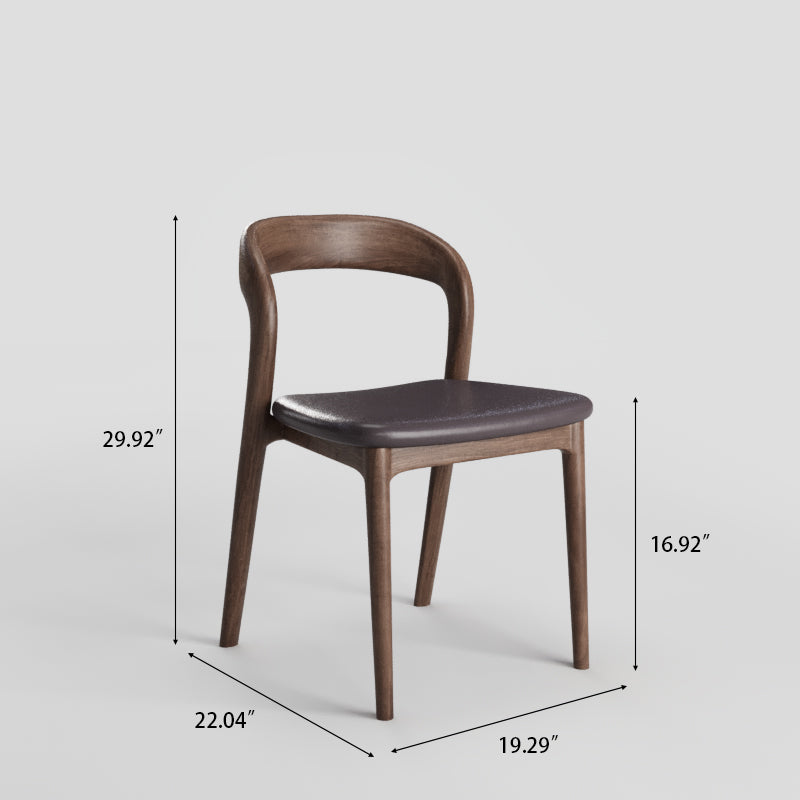 2x/4x/6x Wooden Dining Chairs Soft Cushion Seat - image 5