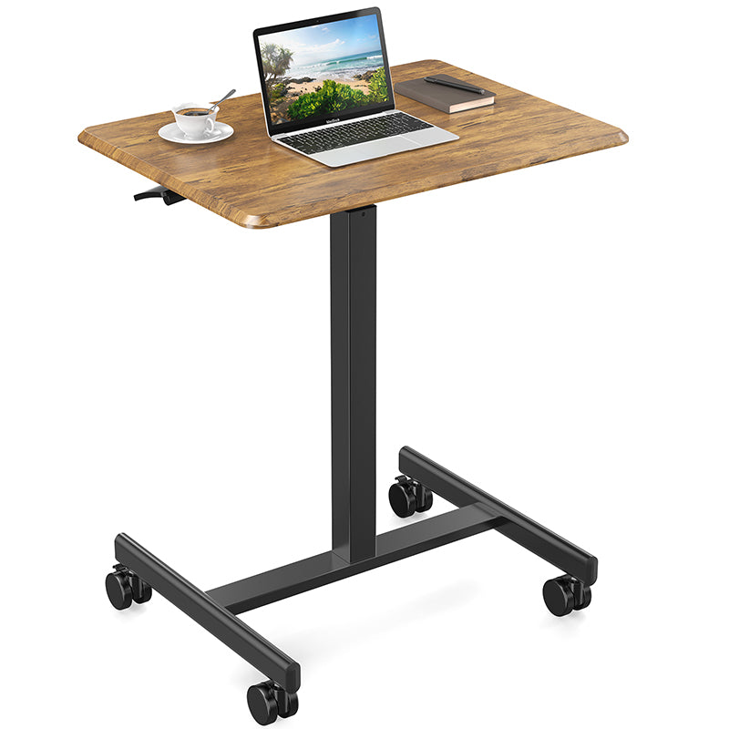 Adjustable Standing Desk Laptop Computer Cart - Walnut - image 1