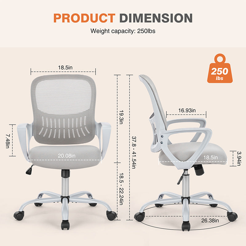 Ergonomic Office Chairs Armrest Lumbar Support - image 2