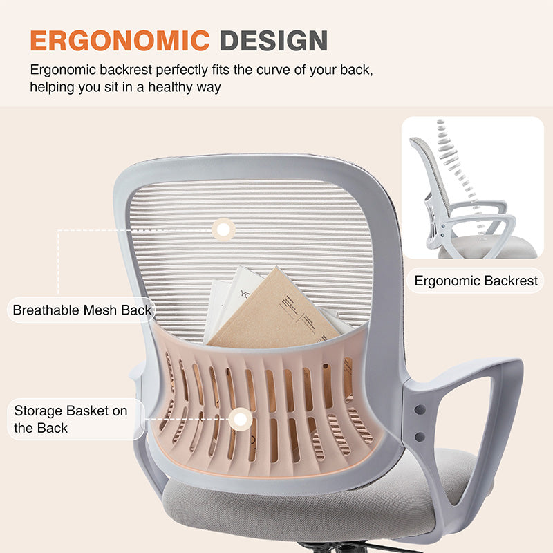 Ergonomic Office Chairs Armrest Lumbar Support - image 7