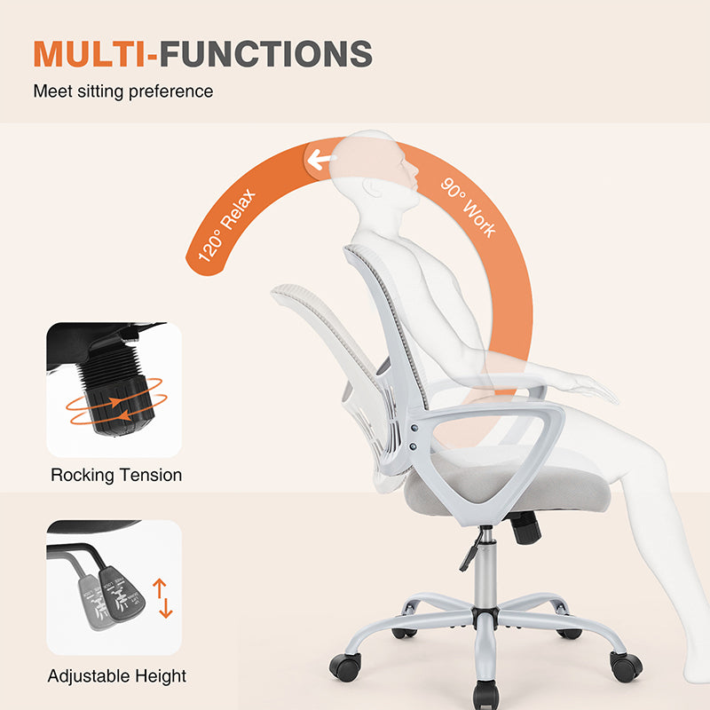 Ergonomic Office Chairs Armrest Lumbar Support - image 6