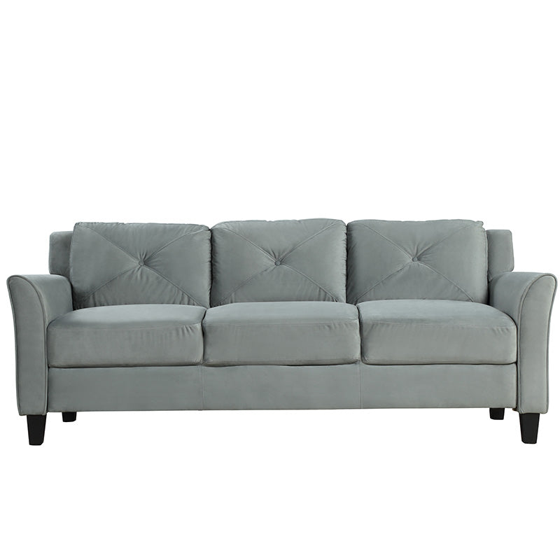 Button Tufted 3PCS Chair Loveseat Sofa Set