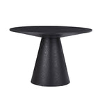 47'' Round Wooden Dining Table Kitchen Cafe  - image 1