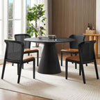 47'' Round Wooden Dining Table Kitchen Cafe  - image 2