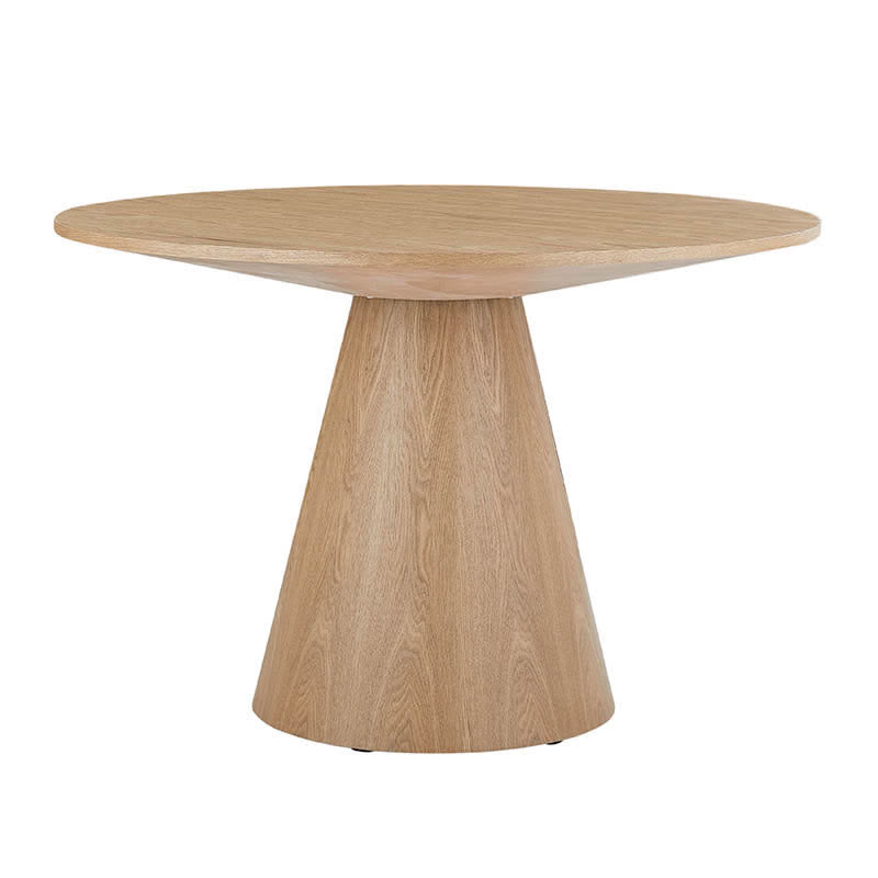 47'' Round Wooden Dining Table Kitchen Cafe