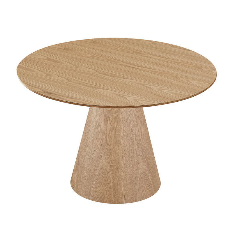 47'' Round Wooden Dining Table Kitchen Cafe