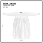 Small Space Kitchen Dining Table 47'' - image 16