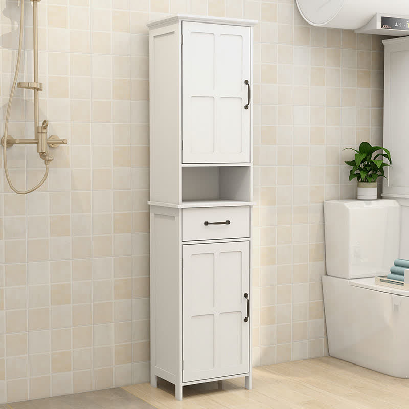 Bathroom Tall Standing Cabinet Bedroom Storage - image 10