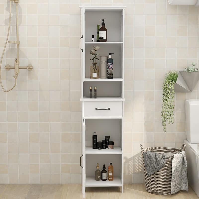 Bathroom Tall Standing Cabinet Bedroom Storage - image 3