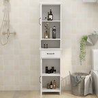 Bathroom Tall Standing Cabinet Bedroom Storage - image 3