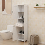 Bathroom Tall Standing Cabinet Bedroom Storage - image 2