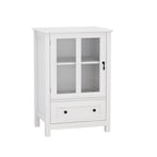 Buffet Storage Cabinet Glass Doors Sideboard - image 3