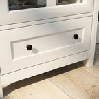 Buffet Storage Cabinet Glass Doors Sideboard - image 16