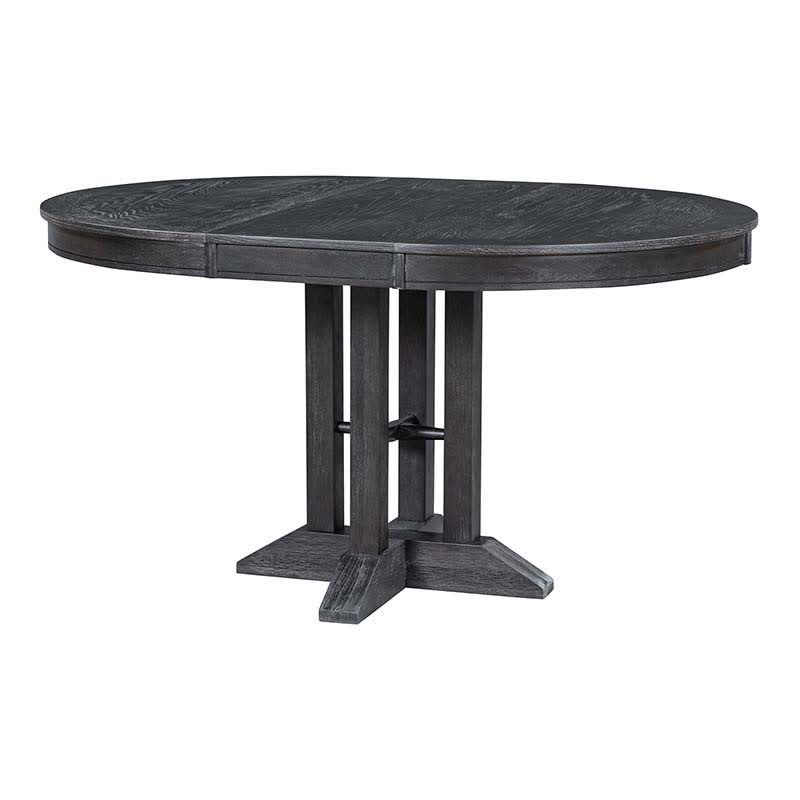 Farmhouse Extendable Round Dining Table 42"-58"