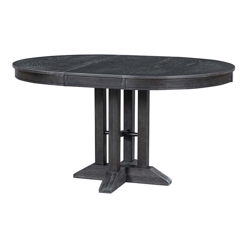 Farmhouse Extendable Round Dining Table 42"-58" - image 3