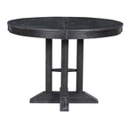 Farmhouse Extendable Round Dining Table 42"-58" - image 23