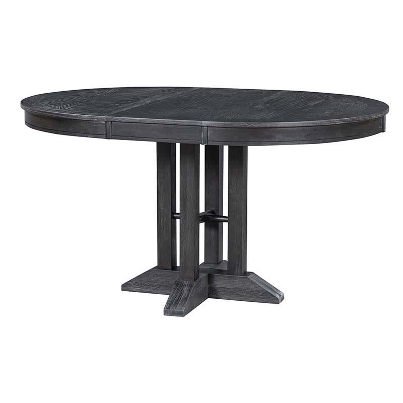 Farmhouse Extendable Round Dining Table 42"-58"