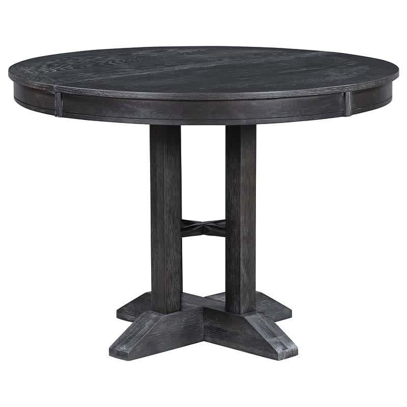 Farmhouse Extendable Round Dining Table 42"-58" - image 27