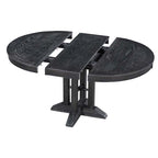 Farmhouse Extendable Round Dining Table 42"-58" - image 22