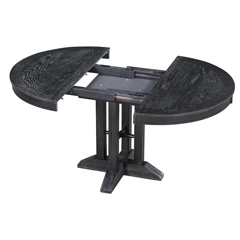 Farmhouse Extendable Round Dining Table 42"-58" - image 21