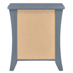 Bedside Nightstand with Open Shelving Drawers  - image 7