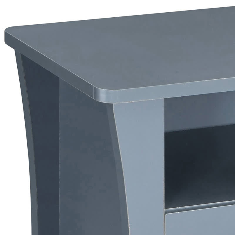 Bedside Nightstand with Open Shelving Drawers  - image 4