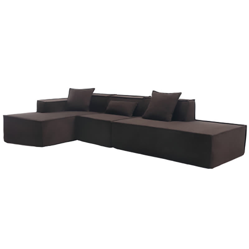 Installation-Free Minimalist L-Shaped Compression Sofa