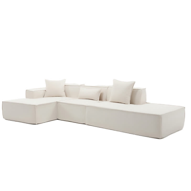 Installation-Free Minimalist L-Shaped Compression Sofa