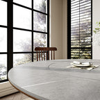 Soluna Built-in Lazy Susan Stone Dining Table - image 11