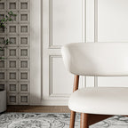 2x/4x/6x Curved Backrest Solid Wood Dining Chairs - image 8