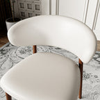 2x/4x/6x Curved Backrest Solid Wood Dining Chairs - image 9