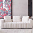 Modern Installation-Free Compression Living Sofa - White - image 0