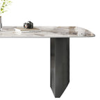 Modern Simple Rock Slab Large Rectangular Dining Table - image 3