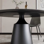 Light Luxury Turntable Rock Slab Dining Table - image 4
