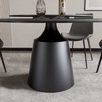 Light Luxury Turntable Rock Slab Dining Table - image 3
