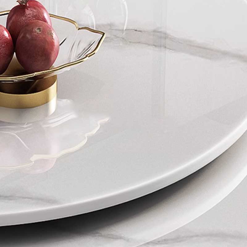 Modern Simple Turntable Marble Round Table - image 3