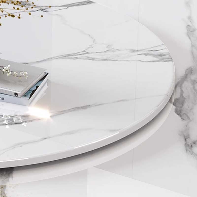 Modern Simple Turntable Marble Round Table - image 4