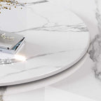Modern Simple Turntable Marble Round Table - image 4